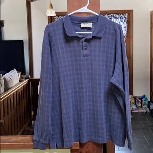 Men’s 100% Cotton L.L. Bean Long Polo Sweater